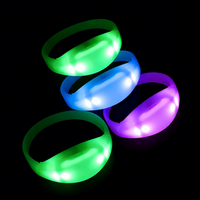 Bracelets LED personnalisés avec vibration de bracelet de lumières clignotantes contrôlées par Emx pour la rentrée scolaire et le Ramadan