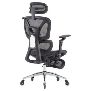Fauteuil de bureau de direction de luxe haut de gamme avec accoudoirs 5D réglables, design moderne, ergonomique, en maille, avec repose-pieds en maille – Vente en gros - Product Image 4