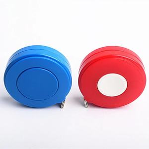 Nastro di misurazione della vita Bmi blu calcolatrice acciaio tessuto retrattile Autoscdual colore Opp borsa regalo promozione 7.5mm - Product Image 4