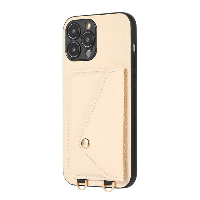 Fashion Leather Phone case with Crossbody Lanyard Strap for iPhone 15 14 13 12 11 Pro Max 8 6 7 Plus for Sport Travel Walking