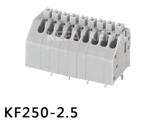 Hot bán grey KF250-2.5/2.54 mét 300V 2A 24-20awg <span class=keywords><strong>PCB</strong></span> mùa xuân khối thiết bị đầu cuối kết nối thiết bị điện - Product Image 2