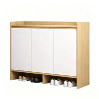 Meuble de rangement mural portable et moderne pour chaussures, étanche, grande capacité, multi-niveaux, console d'entrée pour la maison