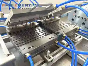 Wpc Decking Terrace Board Making Machine / Wood Plastic Composite Production Line
