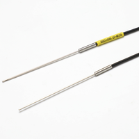 Capteur à fibre optique à faisceau traversant GSTYU GT-RF32 pour détection de comptage de microparticules, sonde de type manchon à réflexion diffuse, non fileté