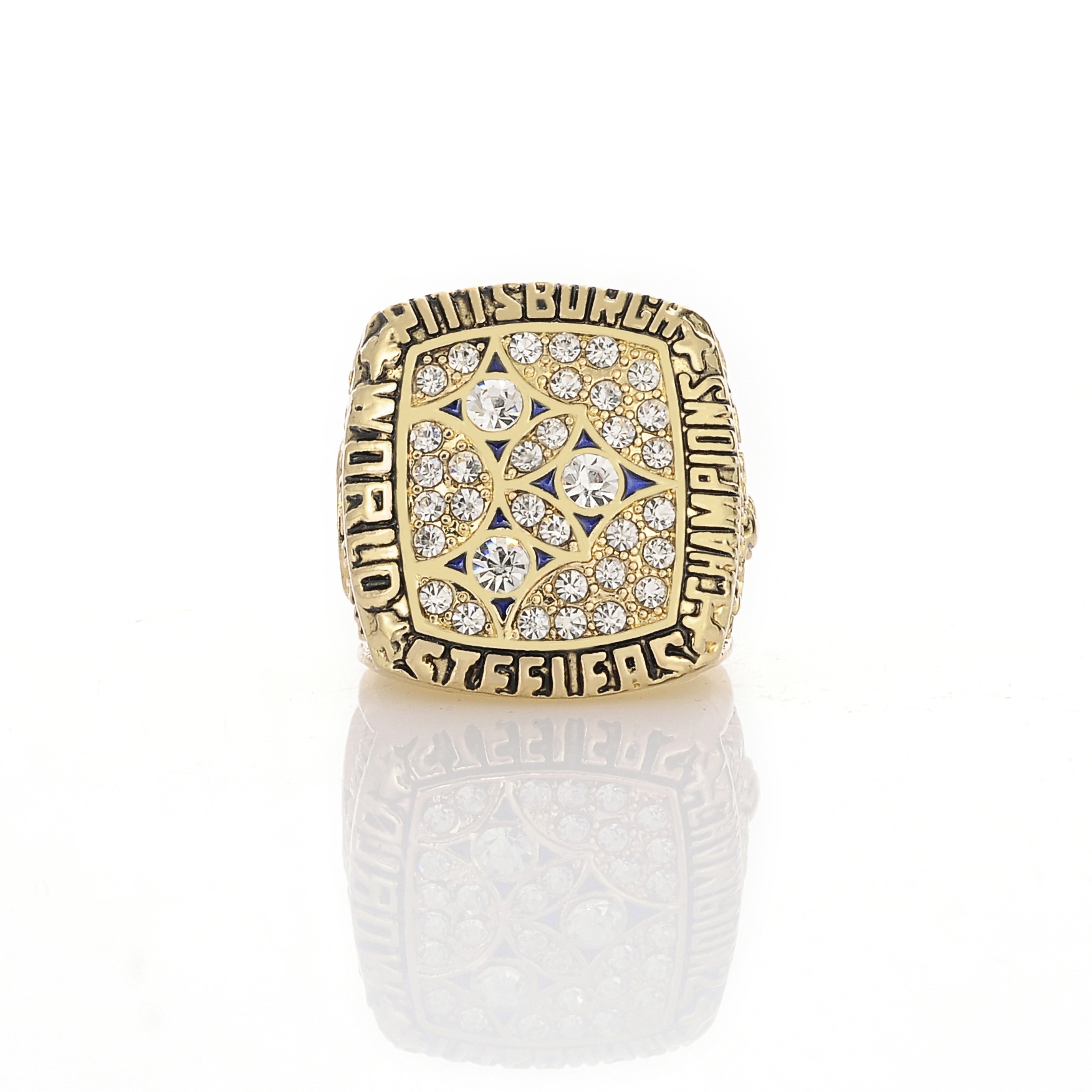 NFL1978 Pittsburgh Steelers, Кольцо чемпионата в классическом стиле, ювелирные изделия из сплава для школьных выпускных