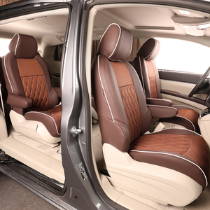Housses de siège de voiture en cuir amovibles et lavables, non toxiques, pour sept places, de marque EKR, pour la série BUICK GL8 - Product Image 3