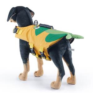 سترة حياة حيوانات أليفة بشعار مخصص ممتاز ، سترة بطفو للسباحة من البوليستر على الطراز الكلاسيكي للكلاب والقطط ، معطف مطبوع بنمط إكسسوار - Product Image 5