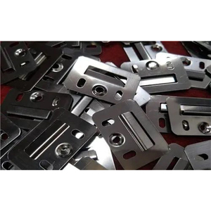 <span class=keywords><strong>Prix</strong></span> de gros Intérieur Acier inoxydable 304 Support de fixation <span class=keywords><strong>Pvc</strong></span> Panneau Boucle Clips Pour Panneau Mural - Product Image 4
