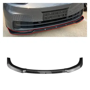 AMP-Z vendita calda nero lucido materiale ABS paraurti anteriore Lip Splitter per VW ID.3 labbro anteriore 2019 +