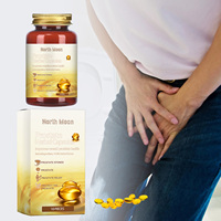 North Moon Offre Spéciale – Pack de 10 Capsules de Soin Herbal pour Hommes – Soulagement de l'Inconfort Prostatique Masculin – Formule Liquide à Finition Mate