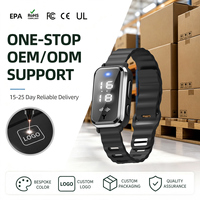 Bracelet anti-moustiques ultrasonique rechargeable OEM/ODM en gros, répulsif physique contre les insectes pour activités de plein air