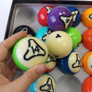 Jassinry Dernières boules de <span class=keywords><strong>billard</strong></span> de 57.25mm Design triangulaire 16 pièces ensemble complet de boules de <span class=keywords><strong>billard</strong></span> boules de <span class=keywords><strong>billard</strong></span> américaines en résine - Product Image 3