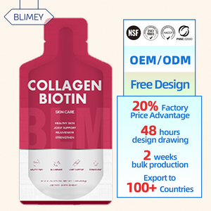 Complément alimentaire liquide au collagène, collagène, acide hyaluronique, vitamine C, sachets de boisson pour la peau - Product Image 1