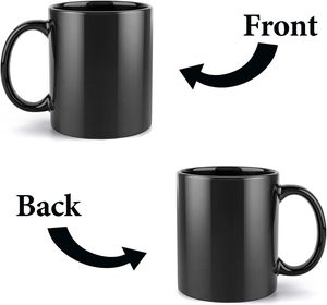 Vente en gros de tasses en céramique blanches personnalisées avec logo imprimé, 11 oz, pour la sublimation, adaptées au micro-ondes et au lave-vaisselle, pour les entreprises - Product Image 4