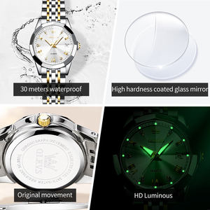 9931 Elegant Fashion Women's <b>Watches</b> Original Brand Quartz <b>Watch</b> for Ladies Waterproof Stainless Steel Luminous - Product Image 6