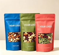 Sachets Mylar personnalisés imprimés holographiques, anti-odeur, refermables, en aluminium alimentaire, pour thé, épices, fruits secs