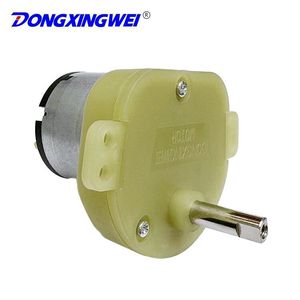 Motor de CC con engranajes Dongxingwei Mini de 42 mm con montaje de brida, imán permanente y escobillas para electrodomésticos - Product Image 1