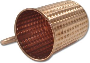 Taza de Moscú de cobre martillado en acabados dorados brillantes para utensilios de cocina, decoración, accesorios de barra, precio minorista al por mayor - Product Image 5