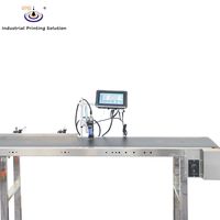 Système d'impression à jet d'encre thermique IPS-9610 pour le codage par le haut ou latéral sur les étiquettes de cartons et les produits industriels