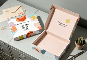 Eco-Friendly Handmade High-End Recyclable <b>Square</b> Paperboard Slotted Boxes with Custom Logo Options - Product Image 2
