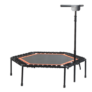 Rebondeur hexagonal professionnel de 50''55'' <span class=keywords><strong>avec</strong></span> corde <span class=keywords><strong>élastique</strong></span>, trampoline de saut à l'<span class=keywords><strong>élastique</strong></span> - Product Image 4