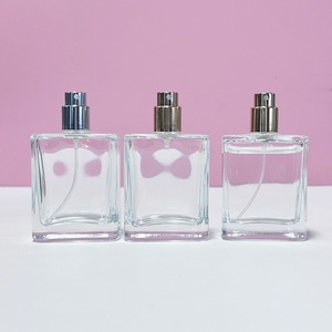 Envases Cosmeticos Frascos De Vidrio Para 50 ml 100ml Parfum <b>Bottle</b> <b>Empty</b> Rectangular Black Perfume <b>Bottle</b> Luxury Glass - Product Image 2