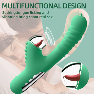 <span class=keywords><strong>Vibratore</strong></span> a Forma di Piccolo Dinosauro con Lingua Retrattile per Donne, Potente Sex Toy con Vibrazione Intensa, Masturbatore Clitorideo - Product Image 3