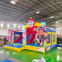 Château gonflable Pat'Patrouille pour enfants, intérieur et extérieur, unisexe, décorations d'anniversaire Pat'Patrouille