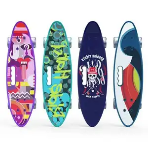 RTS Factory Direct Sale Board Plastic Skateboard Skate Board Kids Board JX-2406T