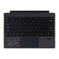 Clavier sans fil magnétique rétroéclairé à pavé tactile ultra fin pour Microsoft Surface Pro3/4/5/6/7
