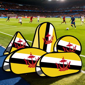 Brunei Oval Pop up <b>Banner</b> Warp-knitted Fabric for Outdoor Advertising Promotion Outdoor Tent - Product Image 4