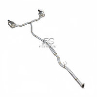 Knalpot Catback SUS304 Intelligent Valve untuk Honda Civic Generasi ke-11 FE1 FL1 1.5T dengan Pipa Knalpot dan Pengontrol