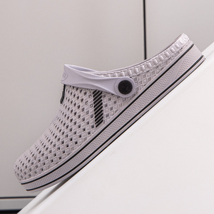 Summer New PVC slippers for Men Custom Logo Beach <strong>Flip</strong> <strong>Flops</strong> Anti-Slip Outsole Light Weight Flat Sandal - Product Image 5