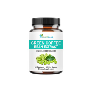 Wholesale Price Green Coffee Bean Extract Capsules with 50% Chlorogenic Acids Helps Reduce Belly Fat Natural Antioxidant - Product Image 1