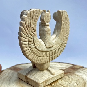 Diosa Egipcia Antigua <span class=keywords><strong>ISIS</strong></span> Tallada en Piedra Arenisca Natural de Alta Calidad para Decoración - Product Image 4