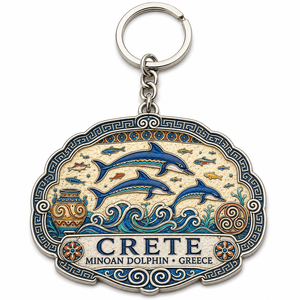 Llavero de Metal Personalizado al por Mayor, Chapado, con Esmalte 2D y 3D, Diseño de Logotipo de <span class=keywords><strong>Grecia</strong></span> y Creta, Anillo para Llaves - Product Image 2