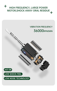 Cepillo de Dientes Eléctrico Sónico Multifuncional con Pantalla Táctil para Adolescentes, Nuevo Diseño, Mejor Precio, Promocional, de China Guangdong Shenzhen - Product Image 4