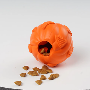 Komik oyun köpek IQ geliştirilmesi yavaş besleyici çiğnemek dağıtıcı interaktif gıda kauçuk tedavi oyuncak topu yumuşak kauçuk köpek oyuncak - Product Image 3
