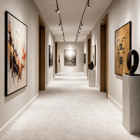 Digital Bedruckter Wand-zu-Wand Teppichboden Maßgeschneidertes Musterdesign Nylon PP Getuftet für Moderne Hotelzimmer Hotelinneneinrichtung
