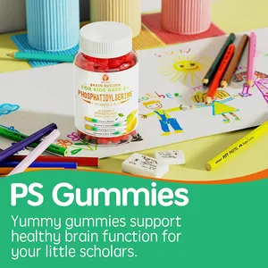 Giá tuyệt vời nootropics não bổ sung Gummies Bộ nhớ não bổ sung Brain Buster bổ sung Gummies cho trẻ em