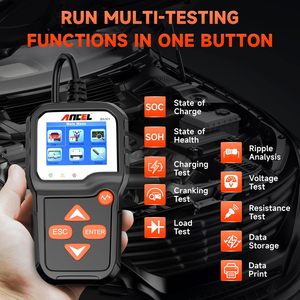 2025 ancel ba301 kỹ thuật số tự động công cụ Chẩn đoán 6V/12V pin Tester 100-2000 CCA ô tô tải alternator Tester - Product Image 2
