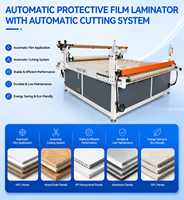 Machine de revêtement UV automatique Taisan pour panneaux MDF, finition de surface électrique, film d'emballage bois, composants clés : moteur
