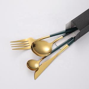 24 Piece Eco-Friendly 304 Stainless Steel Portuguese Cutlery Set for Back to School Holidays Perfect <b>Gift</b> Idea - Product Image 4