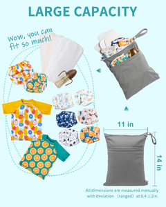 Organisateur d'eau et de séchage réutilisable sac de voyage imperméable et réutilisable personnalisé Gym sacs de sport double poche pour bébé couche lavable maillot de bain - Product Image 2