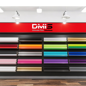 Phim dán trang trí xe hơi, chất liệu vinyl, màu mờ kim loại mạ crôm, tự dính, giá sỉ từ nhà máy - Product Image 1