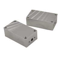 Boîtier de blindage entièrement fermé en Al 6061 5052 avec colle EMI, étanchéité à l'eau, plaqué or, argent, nickel, personnalisé, CNC, PCB, OEM