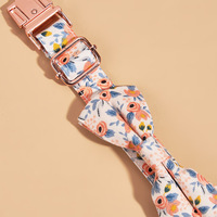 Accessoires de luxe pour chiens et chats, collier et laisse réglables en nylon avec boucle en métal, articles pour animaux de compagnie