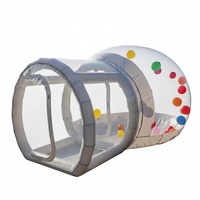 Dôme gonflable transparent et imperméable pour enfants - Tente publicitaire gonflable facile à installer