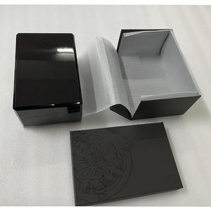 Estuche de Reloj de Lujo Negro Personalizado Directo de Fábrica con Interior de Cuero Blanco para Hombre, Empaque de Regalo para Relojes de Marca de Alta Gama - Product Image 6