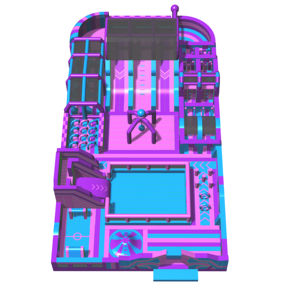 Parc <span class=keywords><strong>à</strong></span> thème gonflable commercial, château gonflable, trampoline, aire de jeux, parc de jeux, PVC de qualité commerciale, garantie de 3 ans, <span class=keywords><strong>à</strong></span> <span class=keywords><strong>vendre</strong></span> - Product Image 1